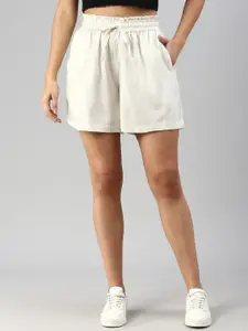 De Moza Women High-Rise Regular Shorts