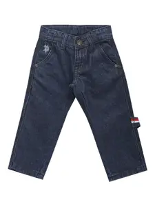 U.S. Polo Assn. Kids Boys Relaxed Fit Clean Look Cotton Jeans