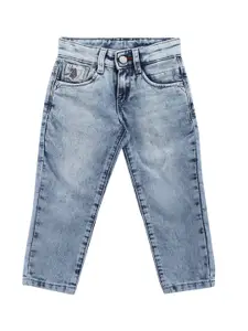 U.S. Polo Assn. Kids Boys Slim Fit Clean Look Heavy Fade Cotton Jeans