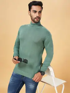 YU by Pantaloons Turtle Neck Long Sleeves Pure Cotton Pullover