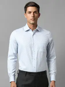 Louis Philippe Checked Pure Cotton Formal Shirt
