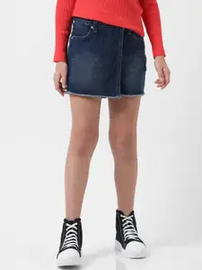 Vero Moda Girls Washed Mini Pure Cotton Skorts