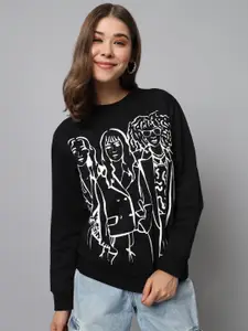 The Dry State Graphic Printed Fleece Pullover