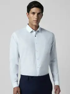 V Dot Textured Slim Fit Classic Formal Shirt