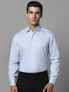 Luxure by Louis Philippe Slim Fit Spread Collar Pure Cotton Formal Shirt