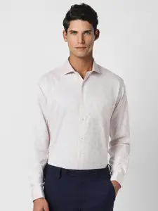 Van Heusen Self Design Pure Cotton Formal Shirt