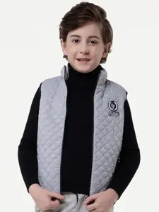 One Friday Boys Sleeveless Quilted Jacket