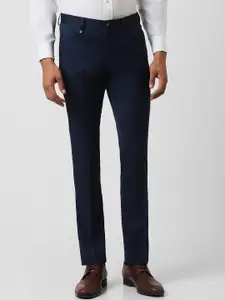 V Dot Men Skinny Fit Formal Trousers
