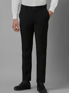 Louis Philippe Men Slim Fit Mid-Rise Flat Front Formal Trousers