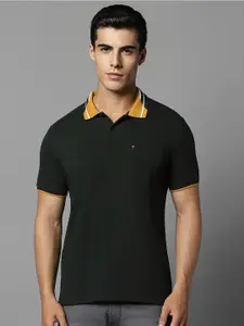 Louis Philippe Sport Polo Collar Short Sleeves Slim Fit T-shirt