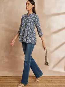 all about you Floral Printed A-Line Kurti