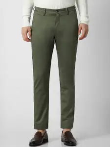 Van Heusen Sport Men Mid Rise Slim Fit Cotton Chinos Trousers