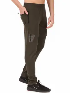 REDESIGN Men Dry-Fit Activewear Mid-Rise Stretchable Track Pant