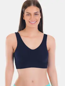 SONA Full Coverage Lightly Padded Cotton Workout Bra With All Day Comfort