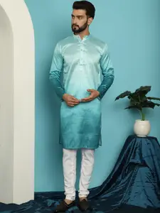 SOJANYA Striped Regular Sequinned Kurta With Pyjamas