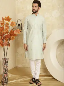 SOJANYA Printed Regular Kurta with Churidar