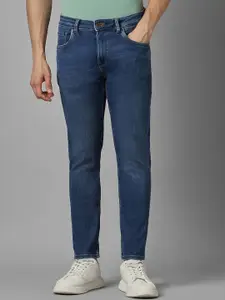 Louis Philippe Jeans Men Clean Look Light Fade  Whiskers and Chevrons Stretchable Jeans