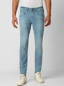 VAN HEUSEN DENIM LABS Men Skinny Fit Mid-Rise Light Fade Jeans