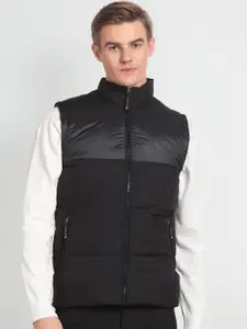 U.S. Polo Assn. Mock Collar Sleeveless Padded Jacket