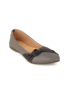 Style Shoes Pointed Toe Ballerinas With Bows