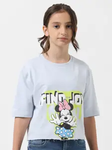 Vero Moda Girls Luna Minnie Printed Cotton T-shirt
