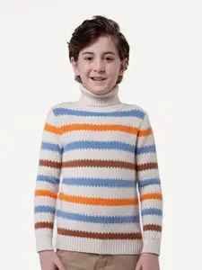 One Friday Boys Striped Pullover Sweater