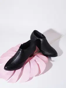 Try Me Women Mid Top Textured Block Heeled Regular Boots