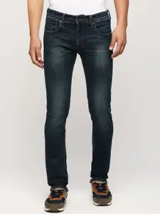 Pepe Jeans Men Slim Fit Highly Distressed Clean Look Stretchable Jeans