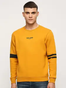 Pepe Jeans Round Neck Pure Cotton Pullover Sweatshirt