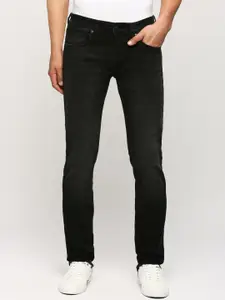 Pepe Jeans Men Slim Fit Mid-Rise Clean Look Stretchable Jeans