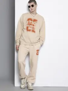boohooMAN Typography Detailed Oversized Tracksuits