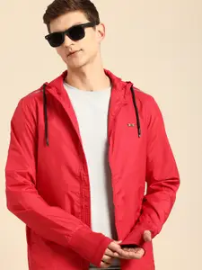 Being Human Windcheater Hooded Jacket with Ribbed Cuffs