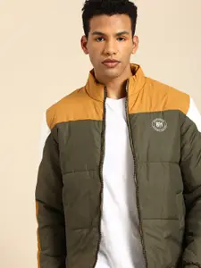 Being Human Men Colourblocked Padded Jacket