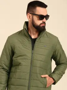 Being Human Mock Collar Padded Jacket