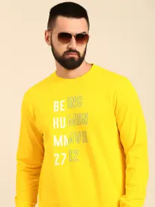 Being Human Pure Cotton Brand Logo Printed Sweatshirt