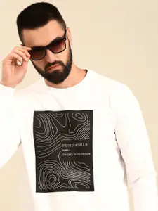 Being Human Graphic Printed Pure Cotton Sweatshirt