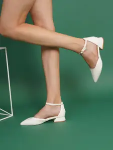 Sherrif Shoes Textured Block Heel Mules