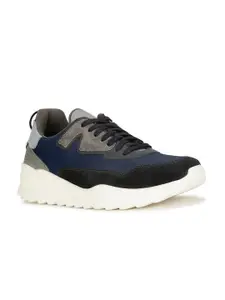 Bata Men Suede Lace-Up Running Shoes