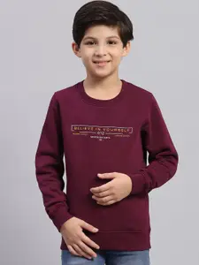 Monte Carlo Boys Printed Round Neck Sweatshirt