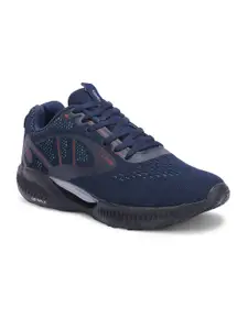COBB Men Textured Lace-Up Running Shoes