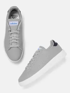 ADIDAS Men Perforated Leather Advantage 3.0 Tennis Shoes