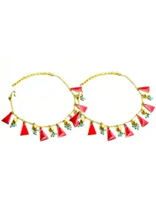 BeAbhika Enamel Joy Charms Anklet
