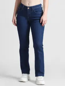 ONLY Women Straight Fit Clean Look Stretchable Jeans