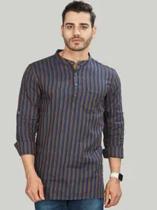 Authentics Striped Straight Pure Cotton Kurta