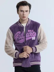 Snitch Colourblocked Open Front Cotton Jacket