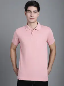 VENITIAN Polo Collar Short Sleeves Cotton T-shirt