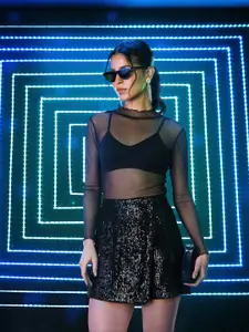 Mast & Harbour Embellished Mini Party Skorts