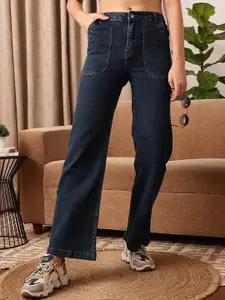 STREET 9 Women Comfort  Clean Look Straight Fit Light Fade Stretchable Jeans