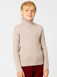 One Friday Boys Ribbed Turtle Neck Pullover
