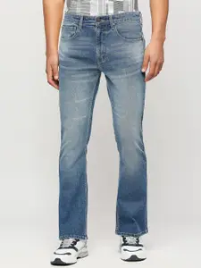 Pepe Jeans Men Bootcut Mid-Rise Heavy Fade Cotton Stretchable Jeans